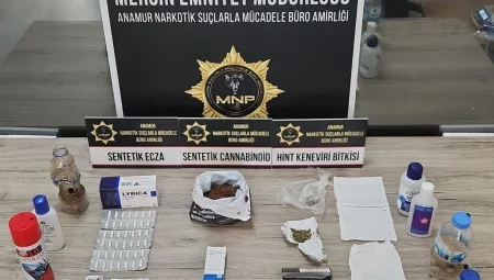 Anamur’da Şafak Operasyonu! 31 Adrese Eş Zamanlı Baskın, Silah ve Uyuşturucu Madde Ele Geçirildi