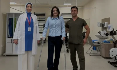 6’ncı kattan düşen Ceylan Ağaç 4 ay sonra yeniden yürümeye başladı