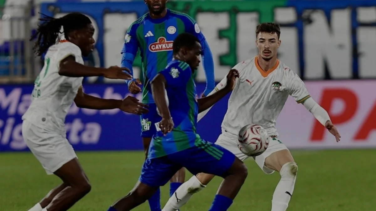 Alanyaspor Çaykur Rizespor deplasmanında üç puanı tek golle aldı