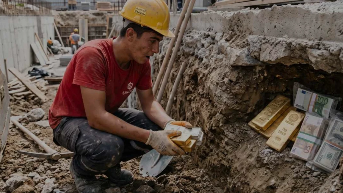 Belçika Dendermonde kasabasında 9 milyon avro değerinde altın bulundu