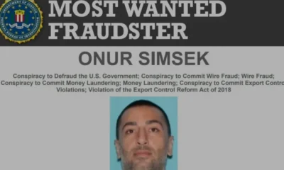 FBI Onur Şimşek için 150 bin dolar ödül koydu