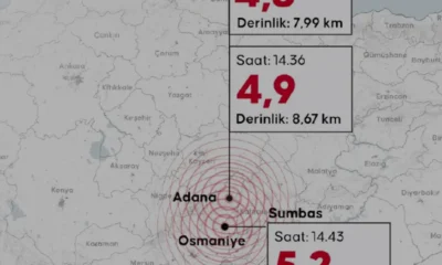 Adana ve Osmaniye'de Deprem Paniği Peş Peşe Sarsıntılar