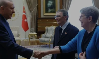 Cumhurbaşkanı Erdoğan Nobel ödüllü Aziz Sancar'ı kabul etti