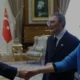 Cumhurbaşkanı Erdoğan Nobel ödüllü Aziz Sancar'ı kabul etti