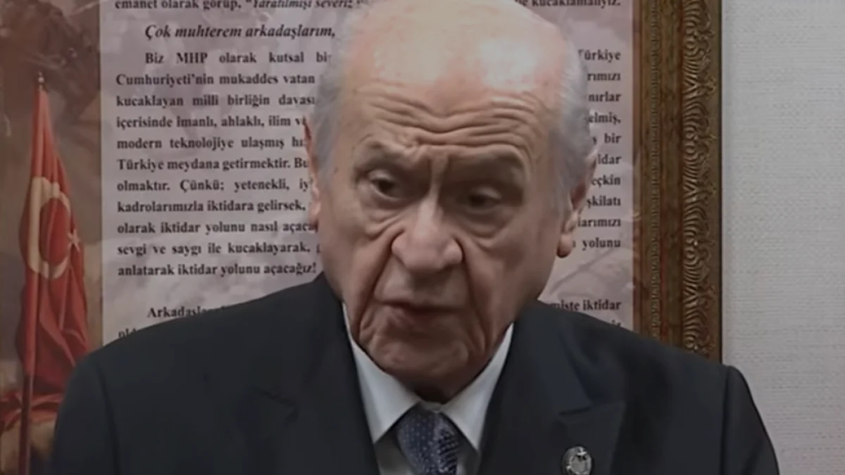 Devlet Bahçeli'den Abdullah Öcalan için koordinatörlük vurgusu