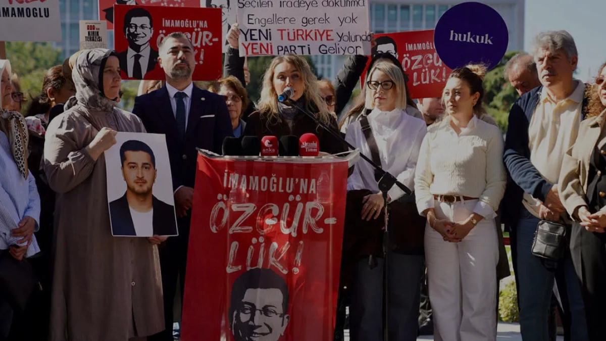 Dilek Kaya İmamoğlu Saraçhane buluşmasında konuştu