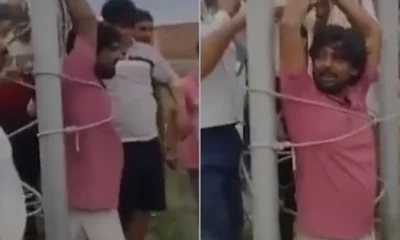 Hindistan'da internet protestosu teknisyeni kuleye bağladılar