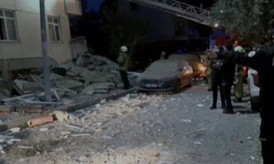 İstanbul Maltepede 6 Katlı Binada Kısmi Çökme Meydana Geldi