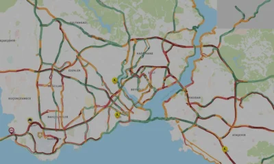 İstanbul Trafiğinde Akşam Saatlerinde Yüzde 83 Yoğunluk