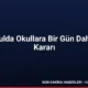 İstanbulda Okullara Bir Gün Daha Tatil Kararı