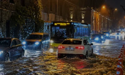 İstanbulda Şiddetli Yağış Nedeniyle Eğitime ve Motosikletlere Engel