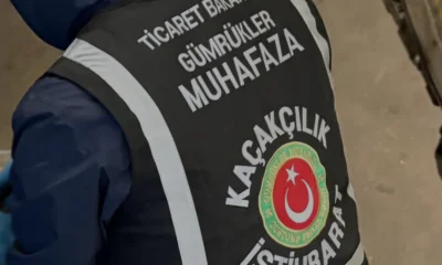 İzmirde kaçak makaron operasyonu 125 milyon liralık el koyma