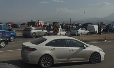 Kahramanmaraşta MHP konvoyunda kaza bir kişi hayatını kaybetti