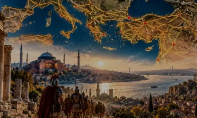 Roma İmparatorluğu yol ağında İstanbul ve Ankara merkezi konumda