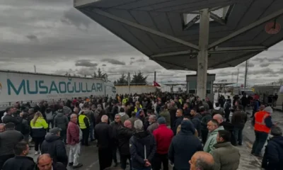 TIR şoförlerinden Edirne sınır kapılarında vize protestosu