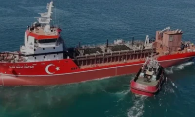 Türkiye'nin ilk yerli tarama gemisi UAB Mavi Vatan denize indi
